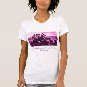 T-SHIRT APACHES ET GERONIMO CONDUISANT UNE VOITURE AUTOMOB