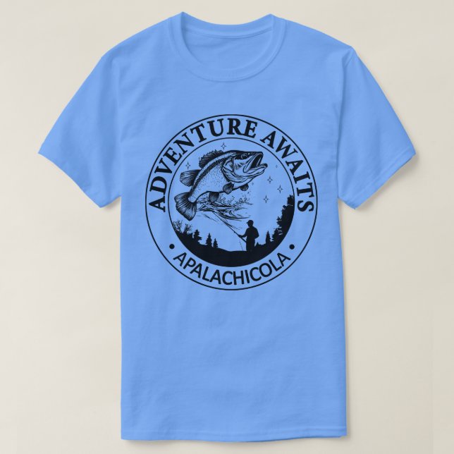 T-shirt Apalachicola Floride 1 (Design devant)
