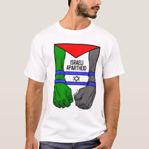 T-shirt Apartheid d'Israélien de Carlos Latuff-