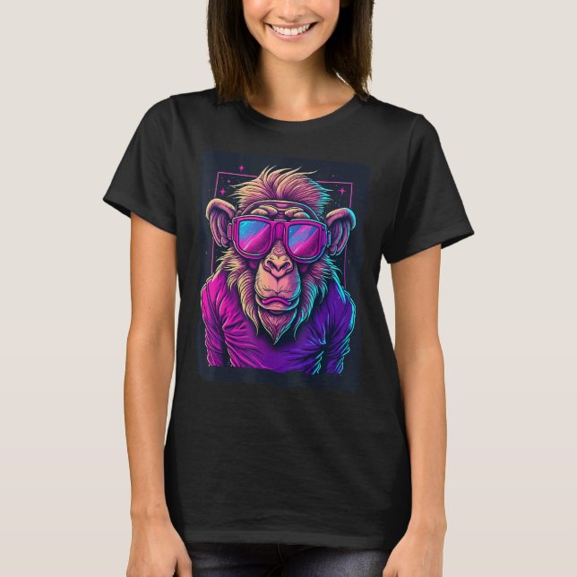 T-shirt Ape avec lunettes de soleil (Devant)