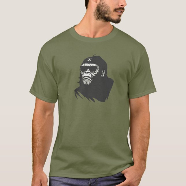 T-shirt Ape Guevara Graffiti Style crayon Che Parodie (Devant)