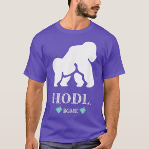 T-shirt Ape HODL GME Stock Trading Shirt GME Diamond