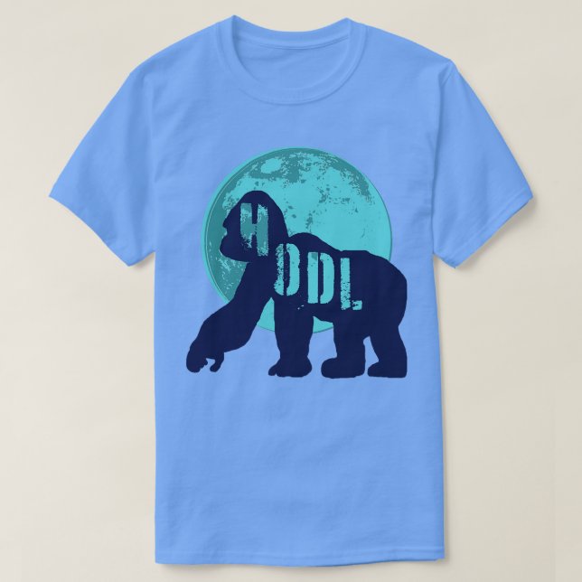 T-shirt Ape Nation HODLE Moon (Design devant)