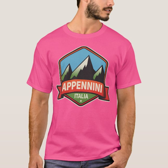 T-shirt Apennine Mounts Italie Actif (Devant)