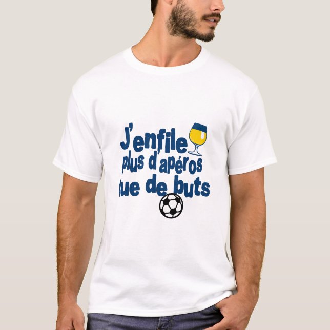T-shirt apero pastis 51 alcool humour sport foot citation  (Devant)
