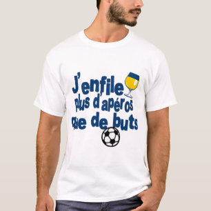 T-shirt apero pastis 51 alcool humour sport foot citation