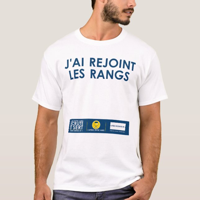 T-shirt apero recrute alcool pastis 51 humour verre drole  (Devant)