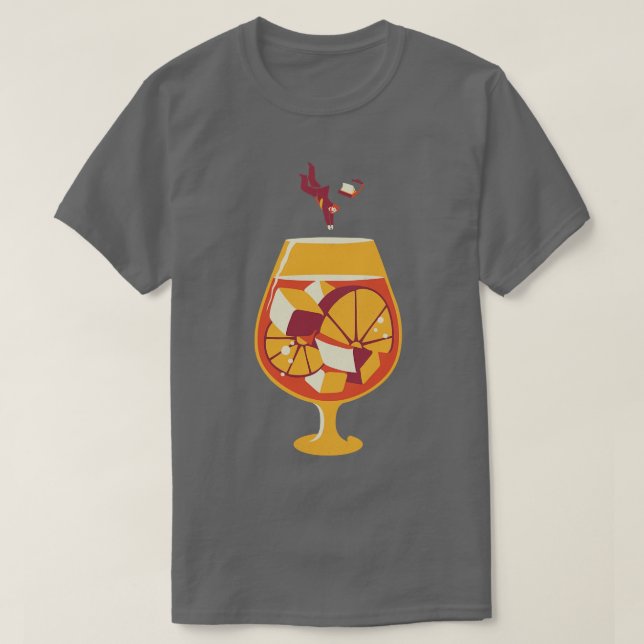 T-shirt Aperol Spritz Dive In Summer Design CEO par Tobe F (Design devant)