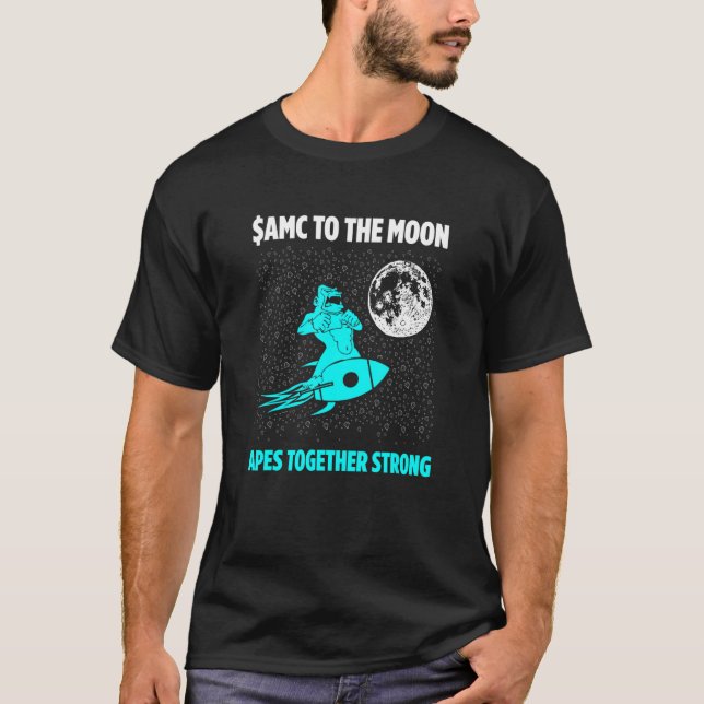 T-shirt Apès Ensemble Forts À La Lune (Devant)
