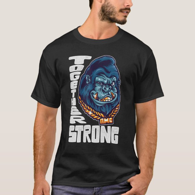 T-shirt Apes Together Strong Meme Stock Short Squeeze (Devant)