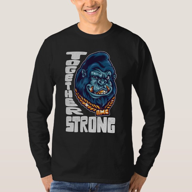 T-shirt Apes Together Strong Meme Stock Short Squeeze (Devant)