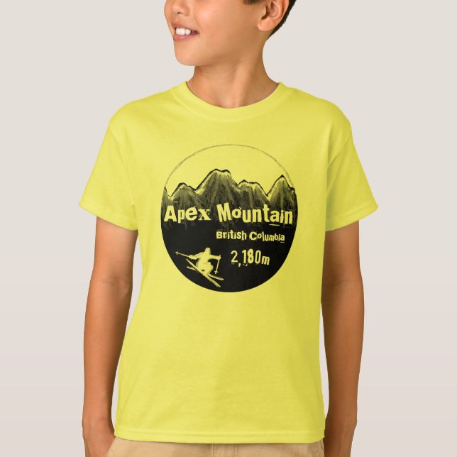 T-shirt Apex Mountain Colombie-Britannique garçons (Devant)