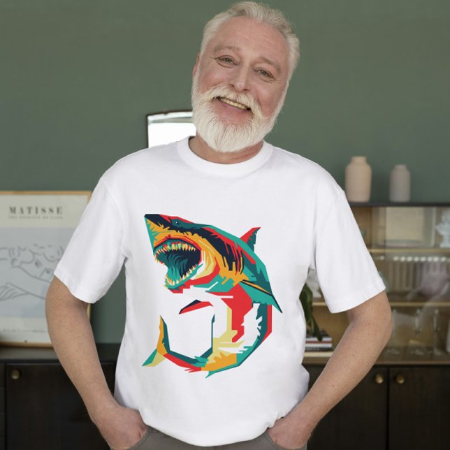 T-shirt Apex Predator Pop Art Shark (Créateur téléchargé)
