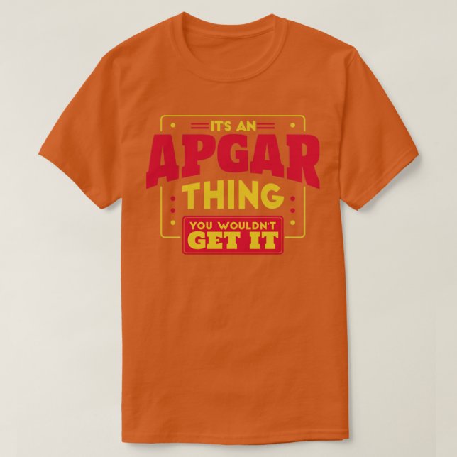 T-shirt Apgar (Design devant)