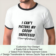 Aphantastic Humour Group Non habillé Police Noir