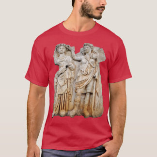 T-shirt Aphrodite Couronné Par Andreia Sebastion Relief Cl