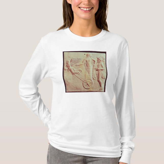 T-shirt Aphrodite et Hermes montant sur un char (Devant)