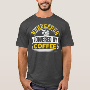 T-shirt Apiculteur et agriculteur de café abeille fleur fa