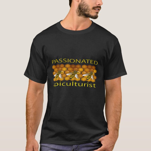 T-shirt Apiculteur passionné (Devant)