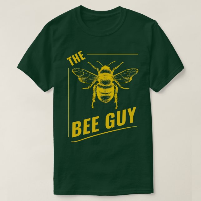 T-shirt Apiculture Abeille Conception pour hommes L'abeill (Design devant)