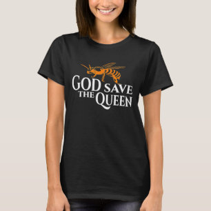 T-shirt Apiculture Apiculteur Dieu Sauve La Reine Abeille