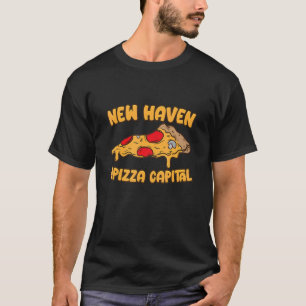 T-shirt Apizza Ct Pizza Capitale Du Monde New Haven Co