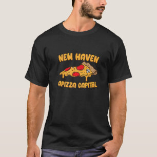 T-shirt Apizza Ct Pizza Capitale Du Monde New Haven Con