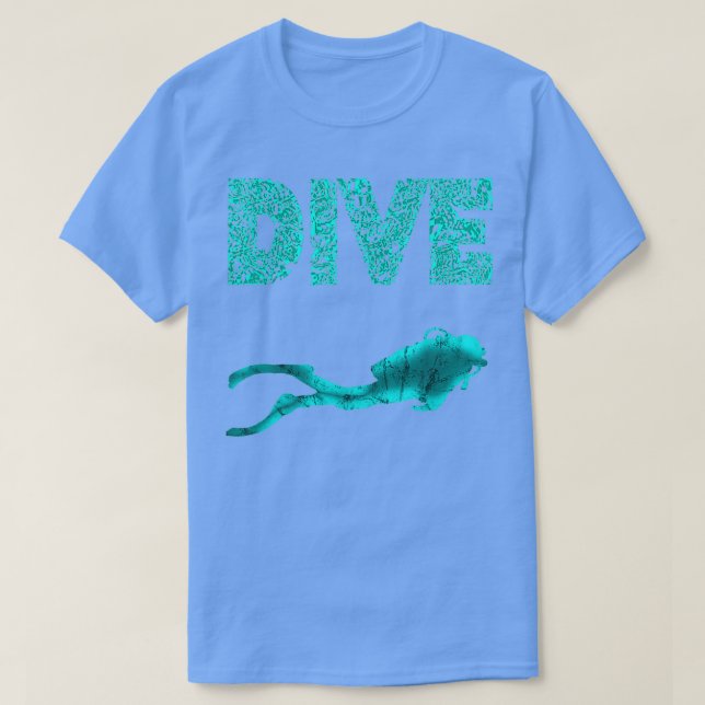 T-shirt Apnea Dive Plongée Plongée Plongée Plongée Plongée (Design devant)