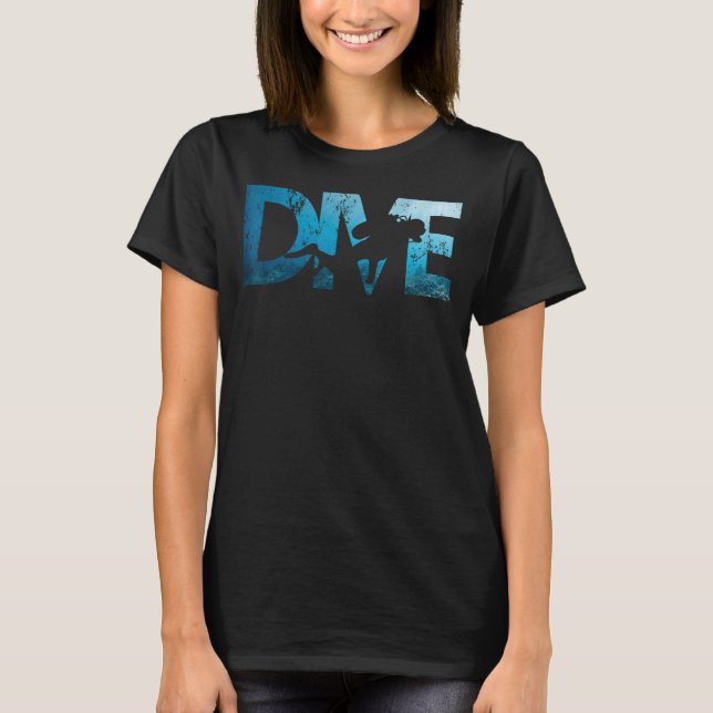 T-shirt Apnea Diver Freediver Scuba Diver 3 (Devant)