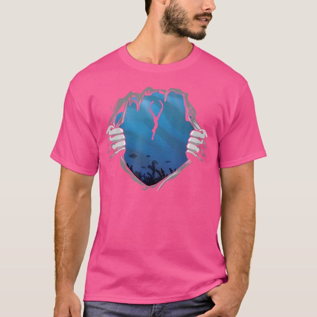 T-shirt Apnoea Plongée Freediver Et Freediving (Devant)