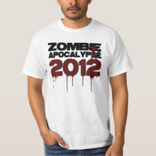 T-shirt Apocalypse 2012 de zombi