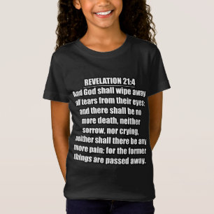 T-Shirt Apocalypse 21:4 KJV Verset de la Bible