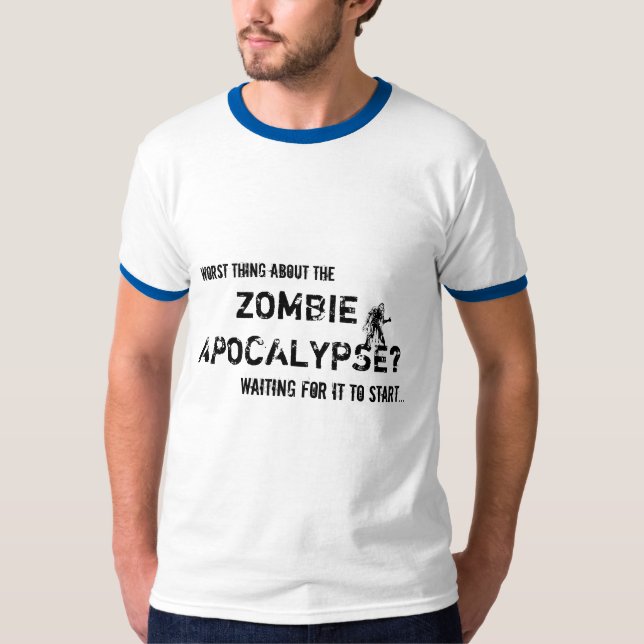 T-shirt Apocalypse de zombi (Devant)