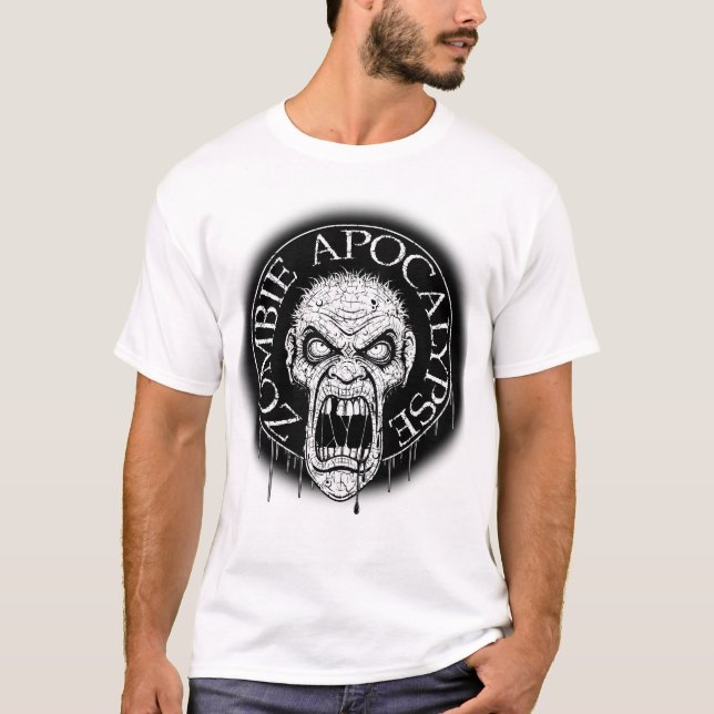 T-shirt Apocalypse de zombi (Devant)