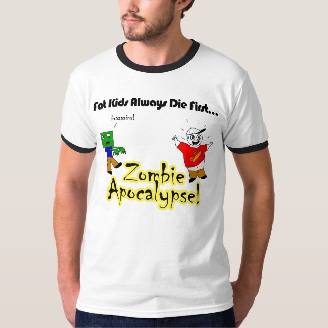 T-shirt Apocalypse de zombi ! (Devant)