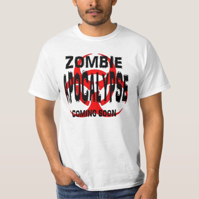 T-shirt Apocalypse de zombi (Devant)
