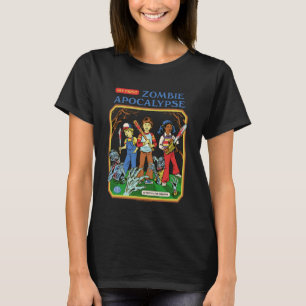 T-shirt Apocalypse de zombies Sarcasme Rétro Vintage Drôle