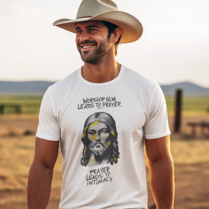 T-shirt Apocalypse divine : L'adorer conduit à la prière