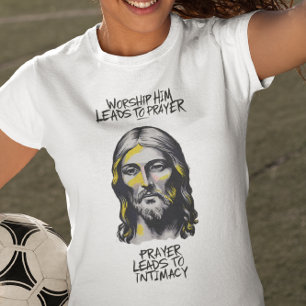 T-shirt Apocalypse divine : L'adorer conduit à la prière