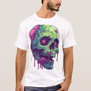 T-shirt Apocalypse du crâne de zombie