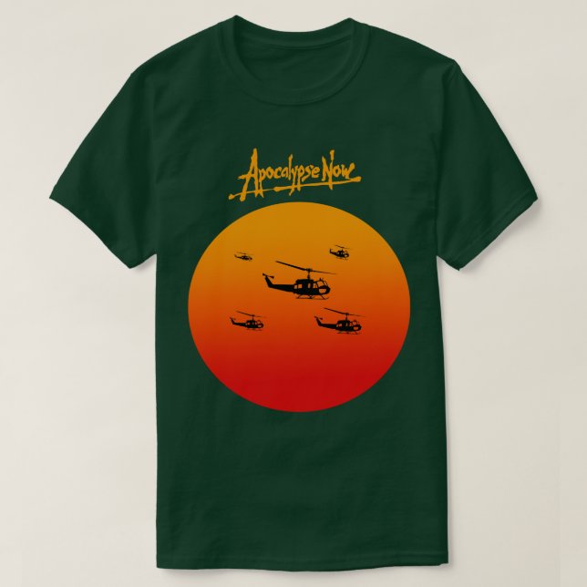 T-shirt Apocalypse maintenant coucher de soleil (Design devant)