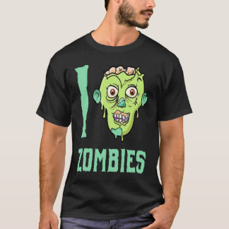 T-shirt Apocalypse zombie J'adore les zombies