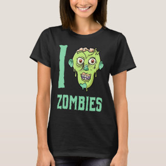 T-shirt Apocalypse zombie J'aime les zombies