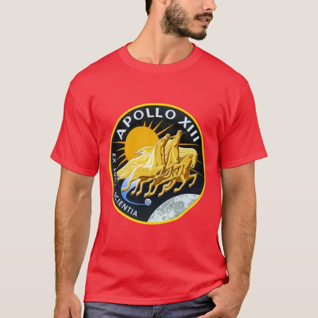 T-shirt Apollo 13 insignes (Devant)