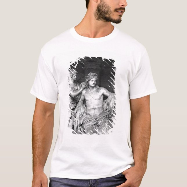 T-shirt Apollo a tendu par des nymphes dans le verger du (Devant)