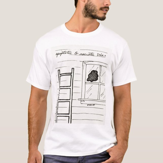 T-shirt Apoptotique et chemise nécrotique d'ADN (Devant)