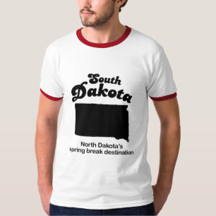 T-shirt &apos du Dakota du Sud - du Dakota du Nord ;