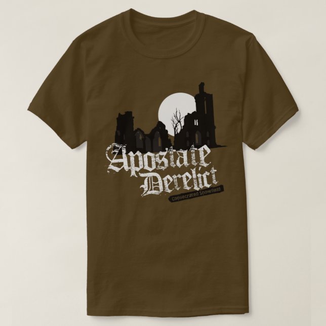 T-shirt Apostate Derelict (Design devant)