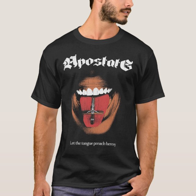 T-shirt Apostate - Occult Streetwear Design (Devant)