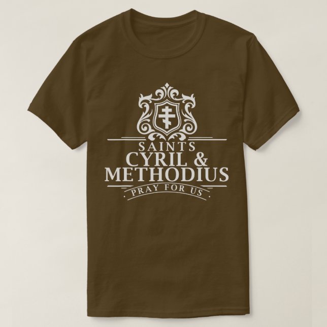 T-shirt Apôtres saint Cyrille et méthodius aux Slaves Byza (Design devant)